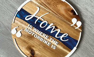 Home is where the Motorbike is - Decoratie